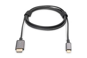 Адаптер DIGITUS USB-C - HDMA UHD 4K, M/M, 1.8м Baumar - Порадуй Себе