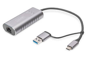 Адаптер DIGITUS USB-C/USB 3.0 - 2.5 Gbps Ethernet Baumar - Порадуй Себе