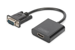 Адаптер DIGITUS VGA > HDMI (M/F), Full HD Baumar - Порадуй Себе