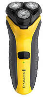 Бритва електр. Remington роторна Virtually Indestructible, 4.8Вт,  бритв.головок-3, Ni-Mh, сух., тример, чорно-жовтий Baumar -