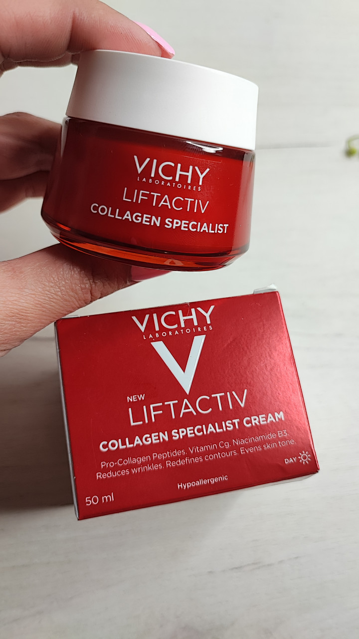 Антивозрастной крем для коррекции видимых признаков старения кожи лица Vichy Liftactiv Collagen Specialist - фото 2 - id-p1850623850