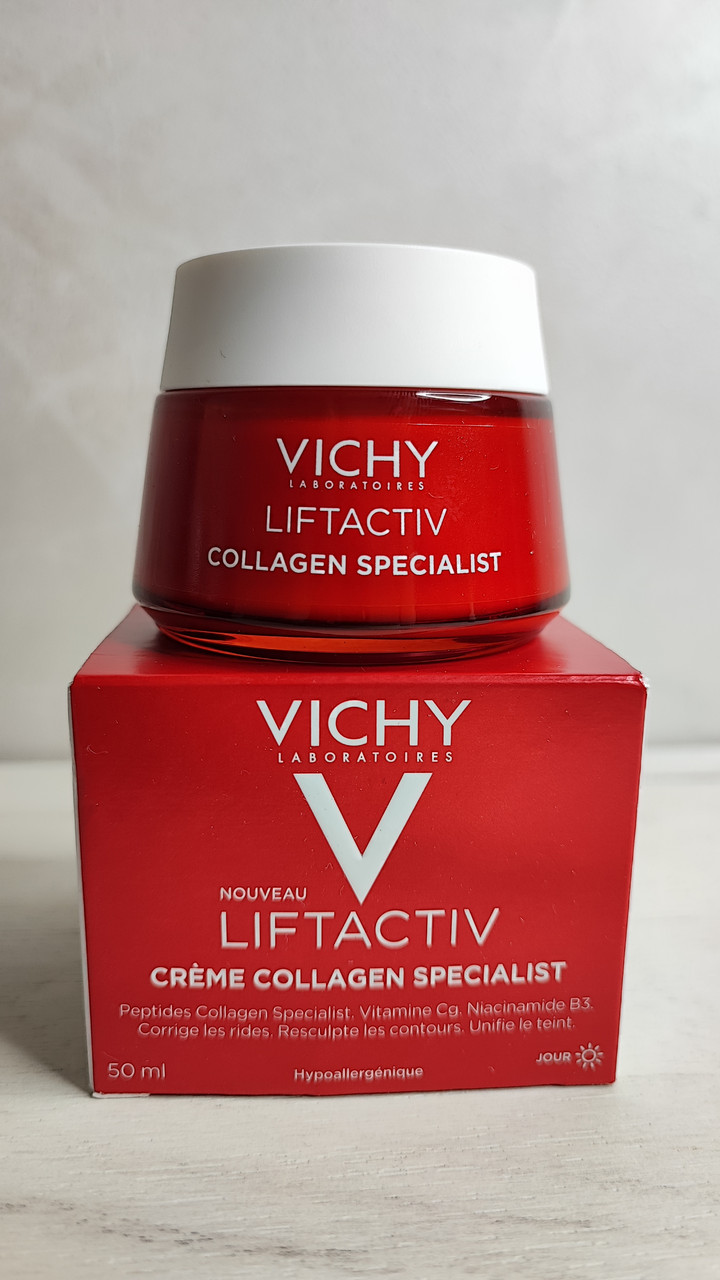 Антивозрастной крем для коррекции видимых признаков старения кожи лица Vichy Liftactiv Collagen Specialist - фото 3 - id-p1850623850