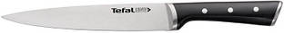 Кухонний ніж поварський Tefal Ice Force, 20см, нержавіюча сталь, пластик, чорний Baumar - Порадуй Себе