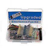 Стартовий набір DIY з 830 електронних компонентів для навчання Arduino з коробкою, фото 2