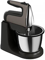 Tefal Міксер стаціонарний Powermix Silence 600Вт, насадки-4, чаша-метал, 2,5л, турборежим, сіро-чорний Baumar - Порадуй Себе