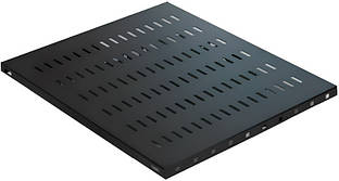 Полиця MIRSAN 19", 1U, для шафи глибиною 1000 мм, чорна Baumar - Порадуй Себе