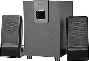 Акустична система MICROLAB M-100 2.1, 10W, mini-jack, чорний Baumar - Порадуй Себе