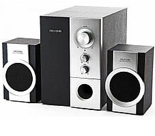 Акустична система MICROLAB M-590 2.1, 14W, mini-jack,чорний Baumar - Порадуй Себе