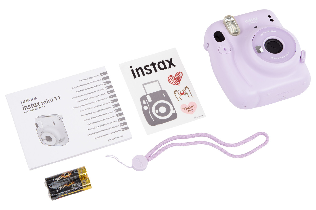 Fujifilm Фотокамера моментальной печати INSTAX Mini 11 LILAC PURPLE Baumar - Порадуй Себя - фото 2 - id-p1850616522