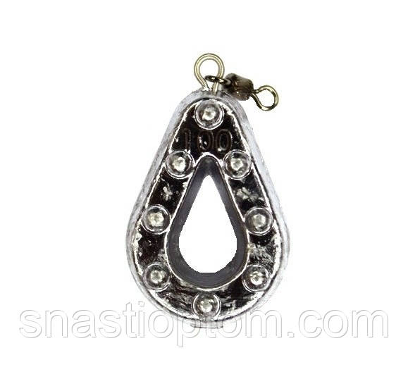 Рибальське грузило Грипа з вертлюгом, 100г