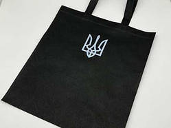 Еко сумка спанбонд 33Х38см "Тризуб" / Еко сумка спанбонд 33Х38см "Тризуб"