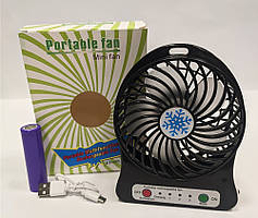 Переносний мінівентилятор — Portable mini Fan XSFS-01 (чорний)