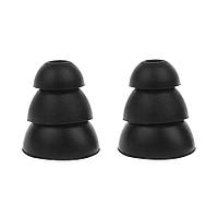 Запасні змінні вкладки для берушів Earmor M20/M20T/M20T Pro, 3M Combat Arms, Silenta Black Medium