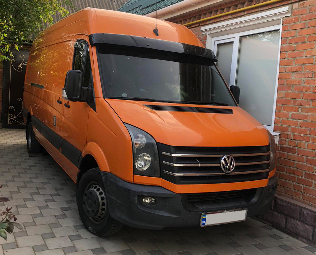 Накладки на решітку 2011-2017 Carmos - Турецька сталь для Volkswagen Crafter 2006-2017рр.