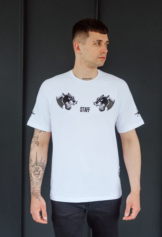 Футболка з пантерами Staff logo & panther, фото 1