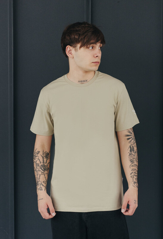 Чоловіча базова футболка Staff olive beige logo