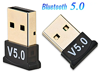 Bluetooth 5.0 usb адаптер, флютус адаптер для комп'ютера ПК ноутбука,міні блютуз-модуль знімний 5.0 dto