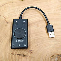 Звукова карта USB Orico SC2 TRS/TRRS/3AUX