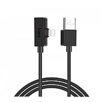 Переходник Audio Lightning Кабель Hoco LS9 Brilliant 1.2m Black (BS-000056715)