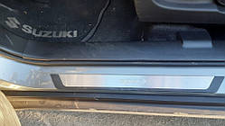 Накладки на пороги (4 шт.) Sport для Suzuki SX4 2006-2013 рр
