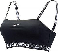 Топ женский Nike W NP DF INDY BANDEAU BRA черный DX0655-010