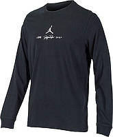 Лонгслив Nike JORDAN M J DF SPRT GFX LS CREW черный DV8446-010