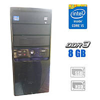 Компьютер Asus P8Q77-M2 MT/ Core i5-3470/ 8 GB RAM/ 240 GB SSD + 500 GB HDD/ HD 2500/ 400W