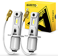 Auxito LED H3 12V 6500k автолампы лед светодиодные н3 12в