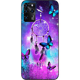 Чохол силіконовий для ZTE Blade V30 з картинкою Метелики та оберег