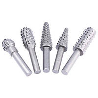 Набір з 5 борфрез шарошок фрез по дереву для дрилі, сталь