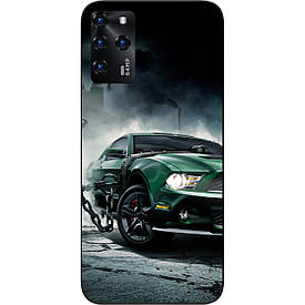 Бампер силіконовий для ZTE Blade V30 з малюнком Мустанг