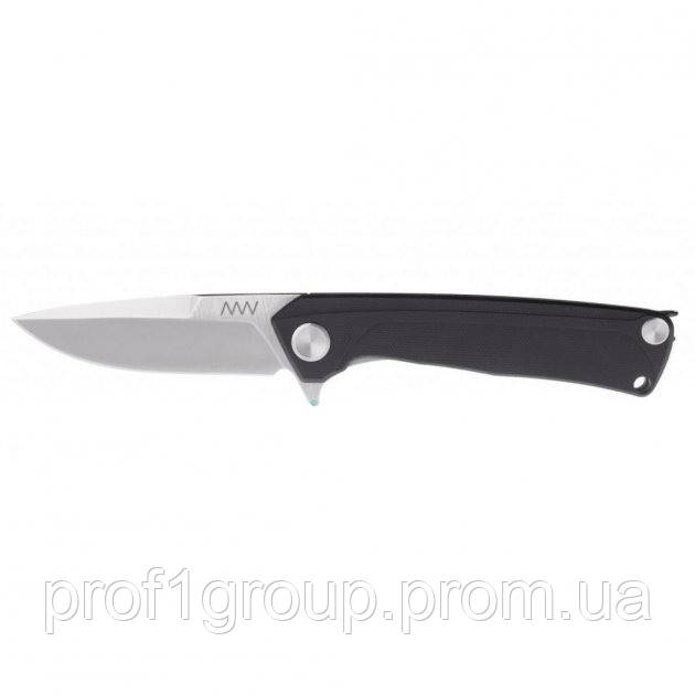 Ніж складний ANV Knives Z100 (Liner lock, G10 Black, Plain edge) Black єдиний