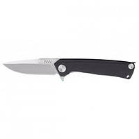 Ніж складний ANV Knives Z100 (Liner lock, G10 Black, Plain edge) Black єдиний