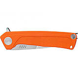 Ніж складний ANV Knives Z100 (Liner lock, G10 Orange, Plain edge) Orange єдиний, фото 3