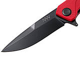 Ніж складний ANV Knives Z100 (DLC, Liner lock, G10 Red, Plain edge) Red єдиний, фото 3