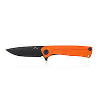 Ніж складний ANV Knives Z100 (DLC, Liner lock, G10 Orange, Plain edge) Orange єдиний