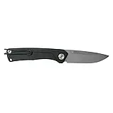 Ніж складний ANV Knives Z200 (Liner lock, G10 Black, Plain edge) Black єдиний, фото 2