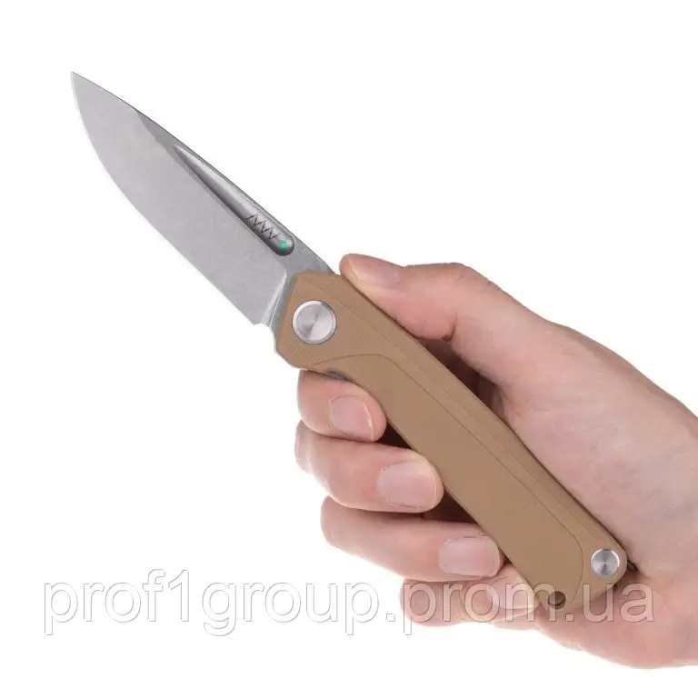 Ніж складний ANV Knives Z200 (Liner lock, G10 Coyote, Plain edge) Coyote єдиний