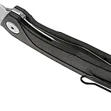 Ніж складний ANV Knives Z200 (Liner lock, GRN Black, Plain edge) Black єдиний, фото 7