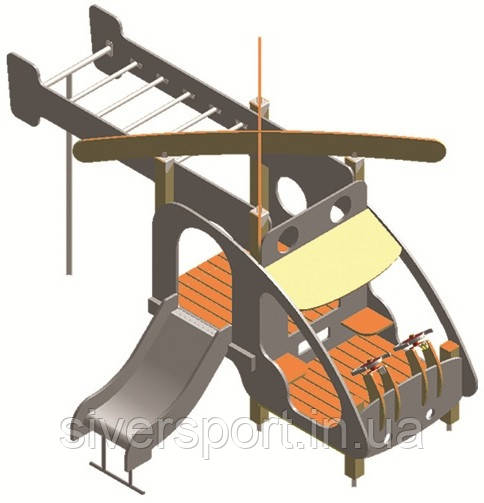 Гімнастичний комплекс "Гелікоптер" SiverSport KID4002, фото 1