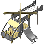 Гімнастичний комплекс "Гелікоптер" SiverSport KID4002, фото 2