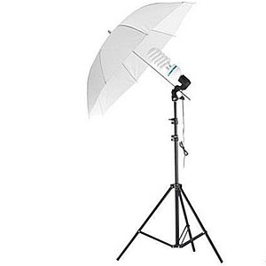 Постійне студійне світло Prolight 150 Вт. парасолька на просвіт 90 см