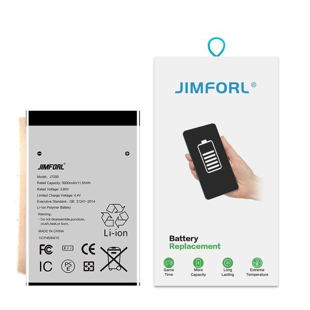 Акумуляторна батарея EB-BJ700BBC для мобільного телефону Samsung J700 Galaxy J7, реальна ємність АКБ, Jimforl