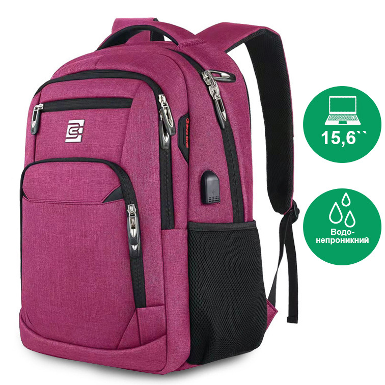 Рюкзак Bruno Cavalli 8689 рожевий, фото 1