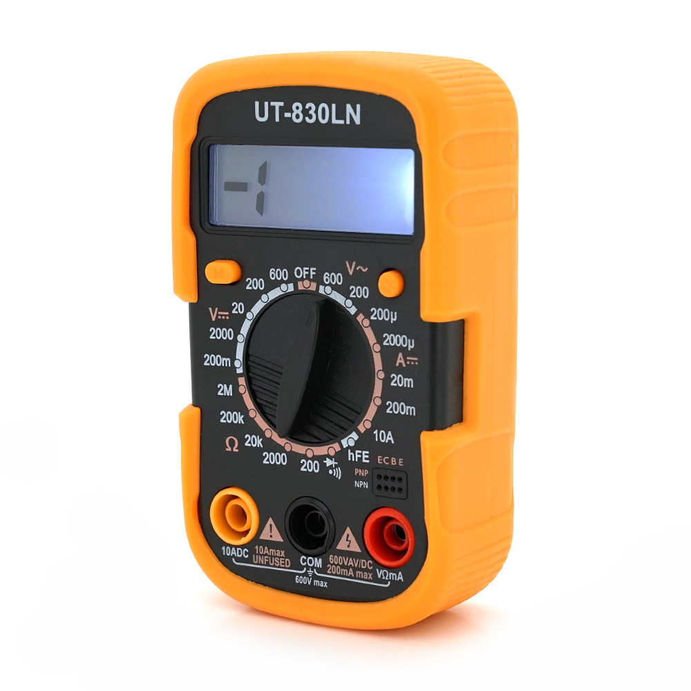 Мультиметр DT-830LN Вимірювання: V, A, R (124*105*43) 0,25 Кг (100*65 ...
