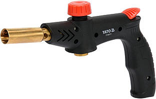 Пальник газовий YATO : різьбове з'єднання EN417. до 1.7 кВт. п'єзозапал. 360° [40] Baumar - Порадуй Себе