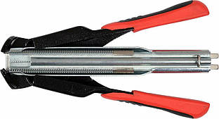 Кліщі для кріплення сітки YATO: L= 190 мм з коміркою для 50 скоб тип "С"- 20х 2 мм + 100 скоб [40] Baumar - Порадуй Себя