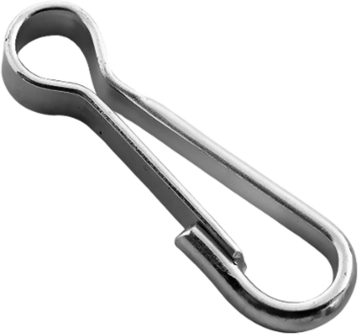 Купить Карабін пружинний гальванічний №55(DW), цена 9 ₴ — Prom.ua (ID ...