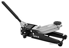 Домкрат гідравлічний підкатний низькопрофільний YATO: 2.5 т, H= 85 - 520 мм [1] Baumar - Порадуй Себе