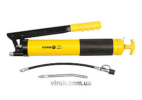 Шприц мастильний VOREL, V= 600 см³, 41-69 MPa. з гнучкою і жорсткою трубками [6/12] Baumar - Порадуй Себе